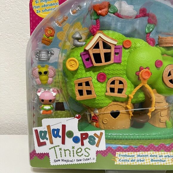Lalaloopsy Tinies Treehouse Blossom Flowerpot Play n Go Playset 2014 NEW - Picture 3 of 16